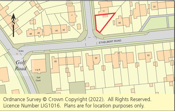 Lot: 112 - LAND WITH PLANNING FOR THREE-BEDROOM HOUSE - 